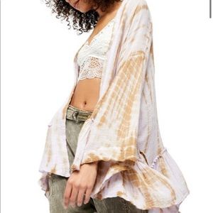 Free People Sasha Tie Dye Kimono